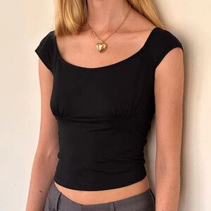 Cania Top In Black Lycra